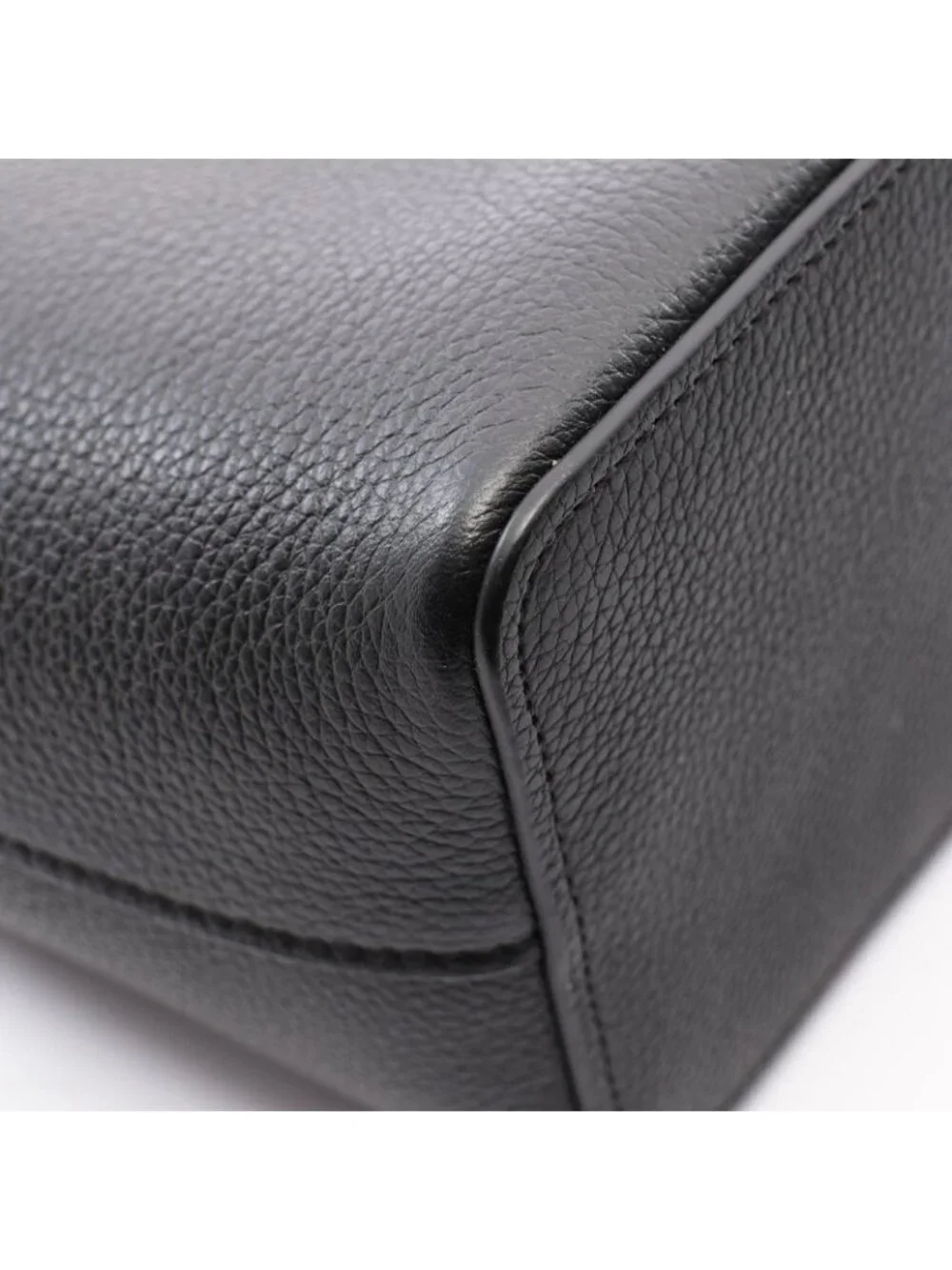 Louis Vuitton Shoulder Bag Nano Lockme Bucket Noir Leather